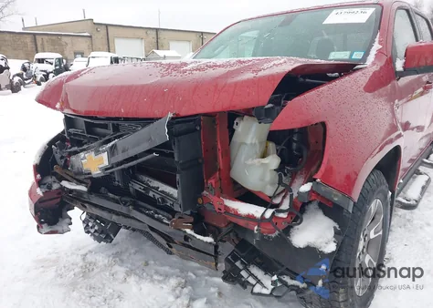 2016 Chevrolet Colorado Z71 from USA, damaged, VIN 1GCGTDE38G1191204
